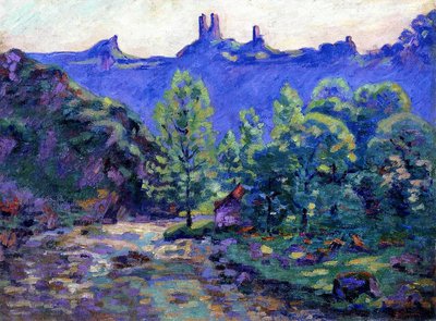 Ruins of the Castle of Crozant by Jean Baptiste Armand Guillaumin